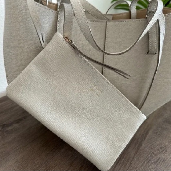 Authentic Polène Cyme textured Cream Bag - Picture 5 of 5